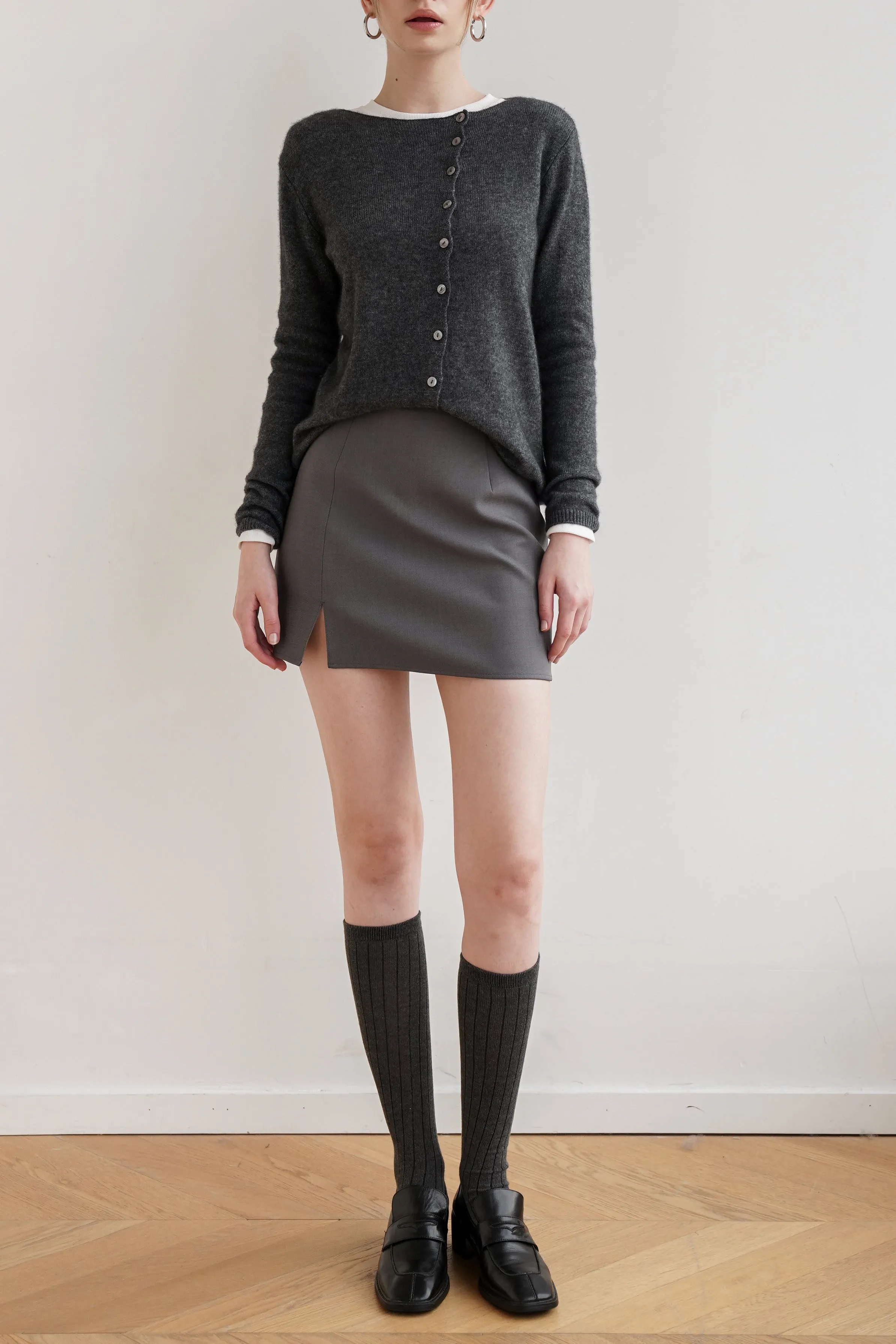 Warm Heart Cashmere and Wool Cardigan