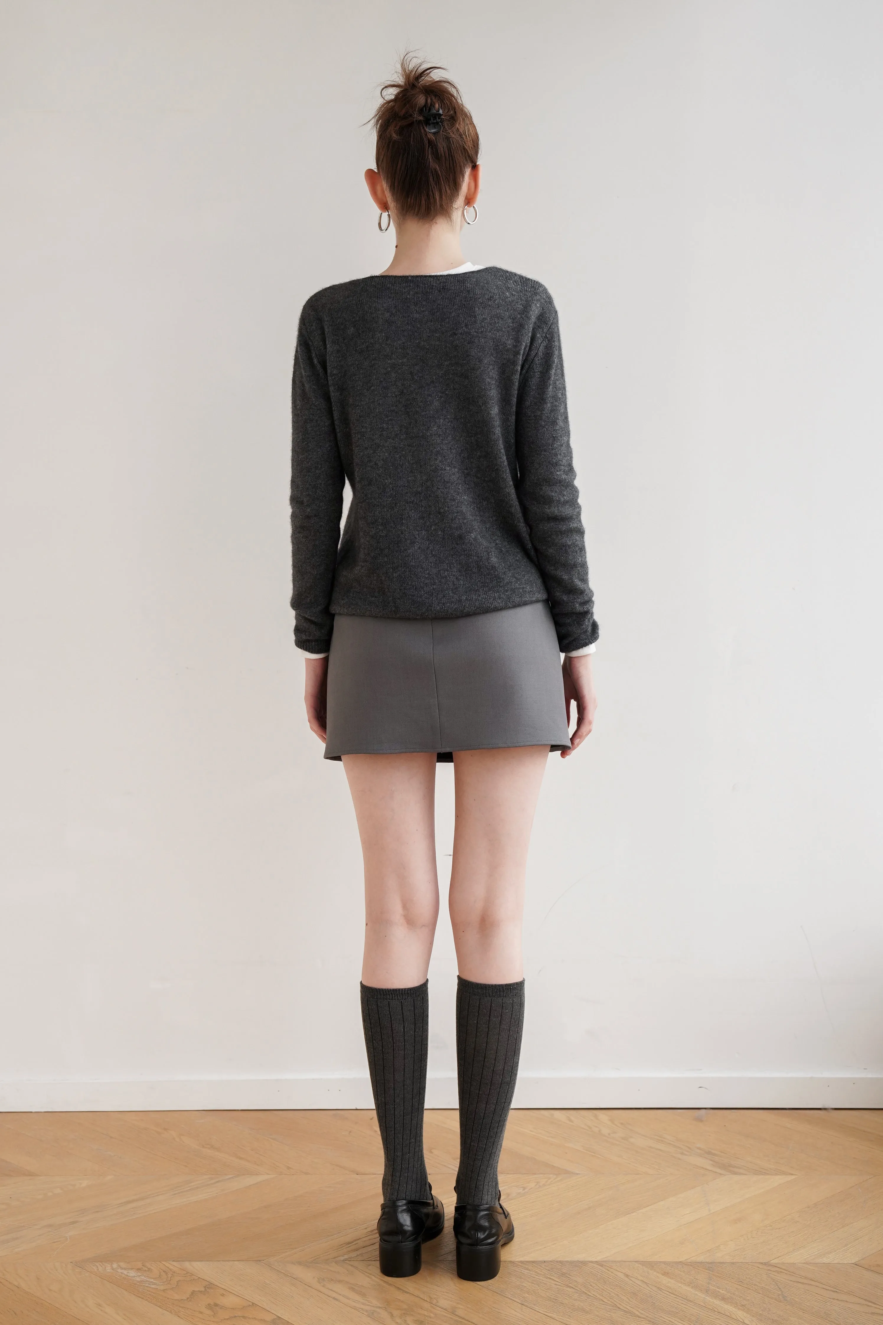 Warm Heart Cashmere and Wool Cardigan