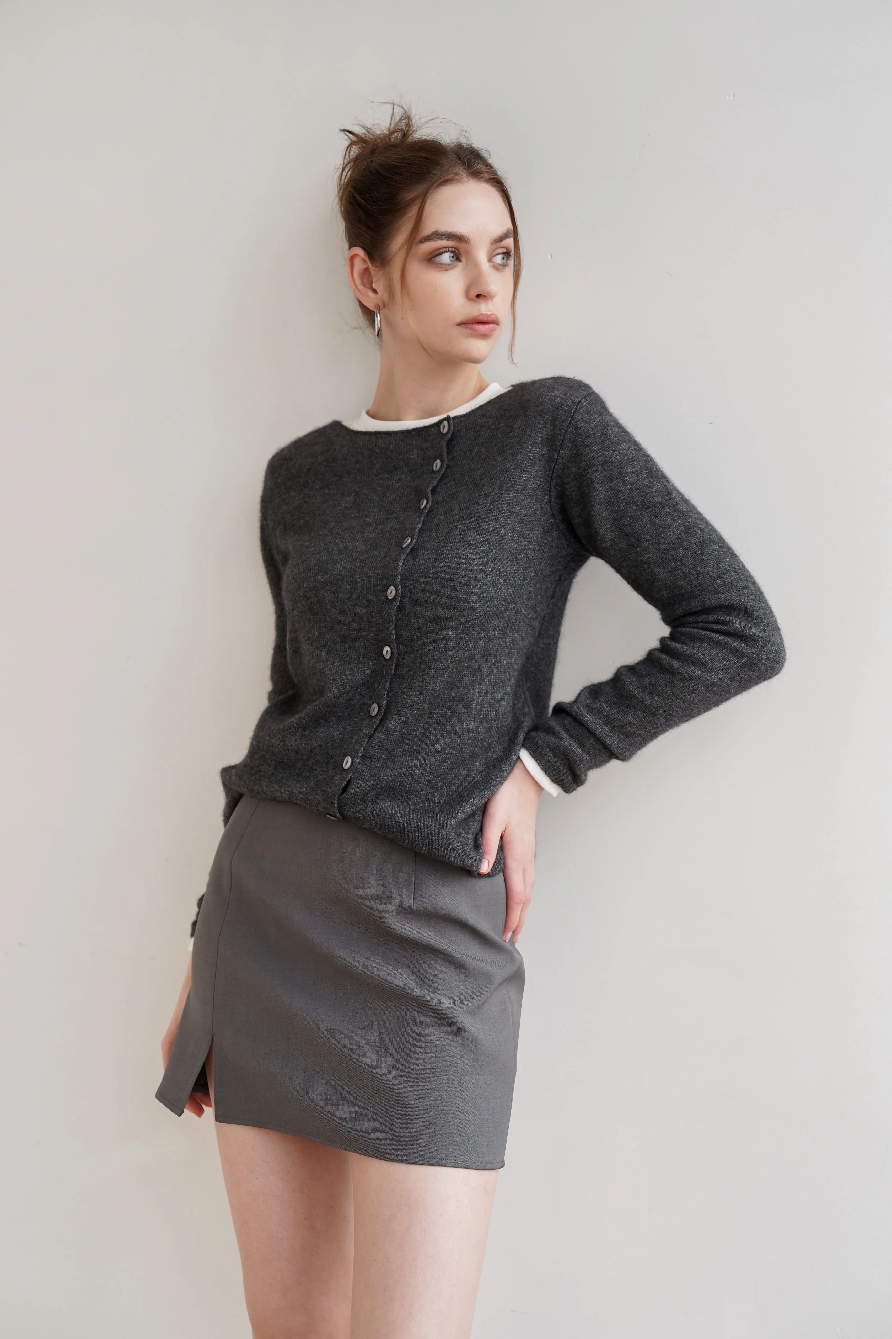 Warm Heart Cashmere and Wool Cardigan