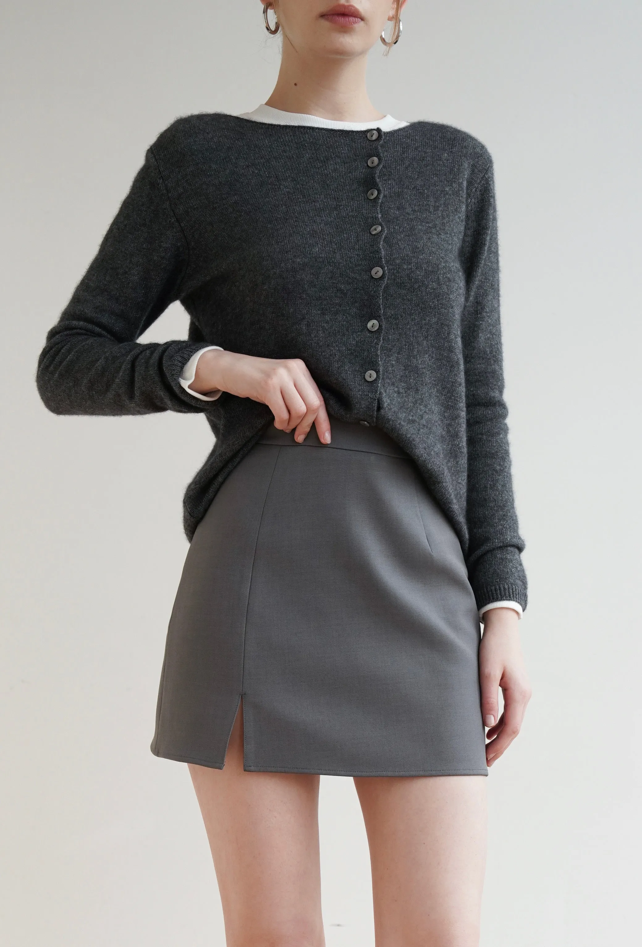 Warm Heart Cashmere and Wool Cardigan