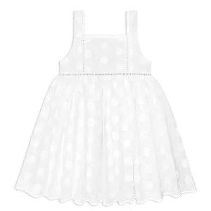White Cotton Voile Dress