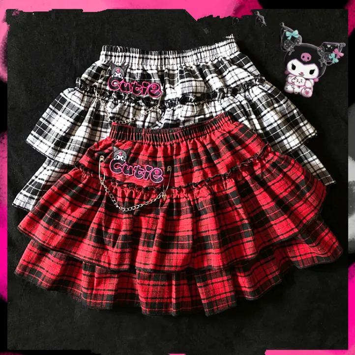 Y2k chain cake skirt YC24827